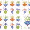 Holiday Baubles Forever Stamps First-Class Postage USPS Forever Stamps 100pcs/Pack (20PCS/Booklet)
