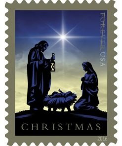 Nativity Stamps 2016 First-Class Postage USPS Forever Stamps 100pcs/Pack (20PCS/Booklet)