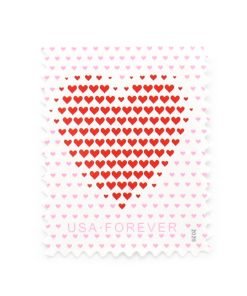2020 US Made of Hearts Wedding First-Class Postage USPS Forever Stamps 100pcs/Pack (20PCS/Booklet)