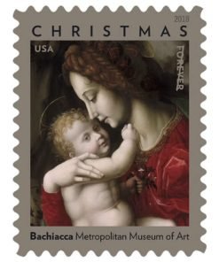 2018 Madonna and Child by Bachiacca USPS First-Class Mail Postage Forever Stamps 100pcs/Pack (20PCS/Booklet)