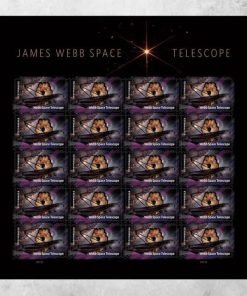 James Webb Space Telescope 2022 Forever Stamps First-Class Postage USPS Forever Stamps 100pcs/Pack (20PCS/Booklet)