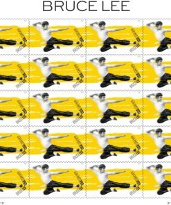 Bruce Lee 2026 (Sheet of 20) Legendary Chinese American Martial Artist, Actor, and Filmmaker First-Class Mail Forever Postage Stamps 100pcs/Pack